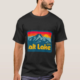 Vintage retro 70-tal 80-tal salt lake city utah be t shirt