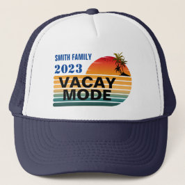 VINTAGE RETRO ANPASSNINGSBAR FAMILY VACAY MODE KEPS