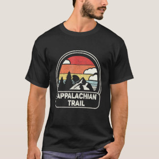 Vintage Retro Appalachian Trail Vandring Berg T Shirt