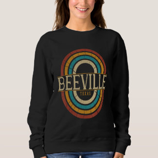 Vintage Retro Beeville Texas TX Kvinnor Män Souven T Shirt