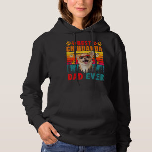 Vintage Retro Best Chihuahua Pappa Alltid Cute Sol T Shirt
