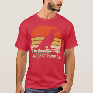 Vintage Retro Best Hund Pappa All Labrador Retriev T Shirt