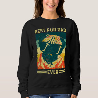 Vintage Retro Best Pug Pappa All Fars dag Pug D T Shirt