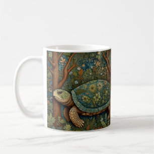 Vintage retro bohemian boho woodland kaffemugg