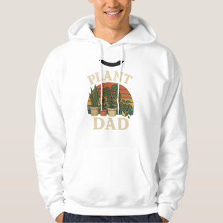 Vintage Retro Botanisk T-Shirt Design för Växtpapp Hoodie