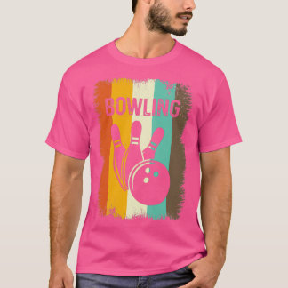 Vintage Retro Bowling T Shirt