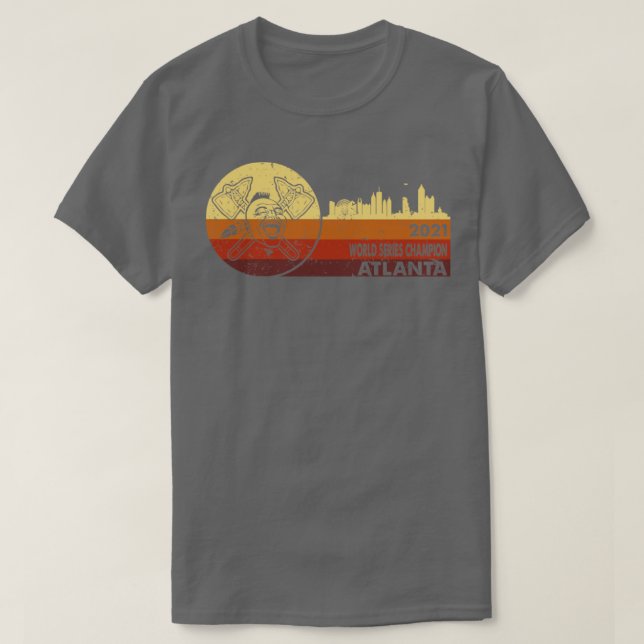 Vintage Retro Braves T Shirt (Design framsida)