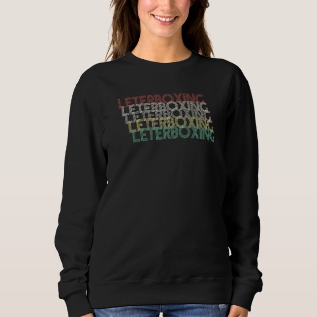 Vintage Retro-brevlåda T Shirt (Framsida)