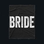 Vintage Retro Bride Möhippa Bachelorette Party Mat Fleecefilt<br><div class="desc">Vintage Retro Bride Möhippa Bachelorette Party Matching</div>