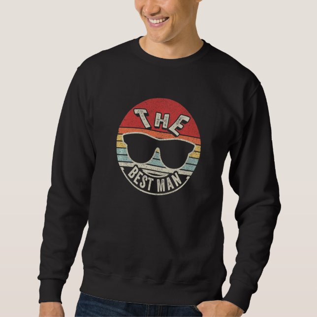 Vintage Retro Bröllopsvittingen Sängvätning  1 Lång Ärmad Tröja (Framsida)