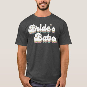 Vintage Retro Brudens Tjejers Möhipparty Matta T Shirt