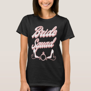 Vintage Retro Brudklubb Systerbröllop Match T Shirt