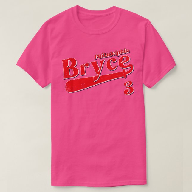 Vintage Retro Bryce Baseball Philadelphia T Shirt (Design framsida)