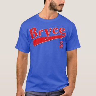 Vintage Retro Bryce Baseball T Shirt