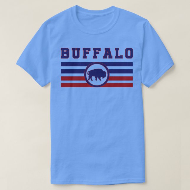 Vintage Retro Buffalo T Shirt (Design framsida)
