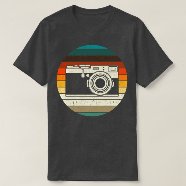 Vintage Retro Camera Photographer Gift T Shirt (Design framsida)