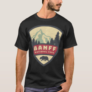Vintage Retro Canadian Banff National Park Rustic T Shirt