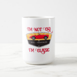 Vintage Retro Car Älskare Kaffemugg