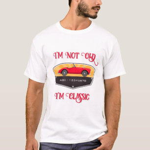 Vintage Retro Car Älskare T Shirt