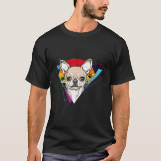 Vintage Retro Chihuahua Hund Avskrivningsdag Hund  T Shirt