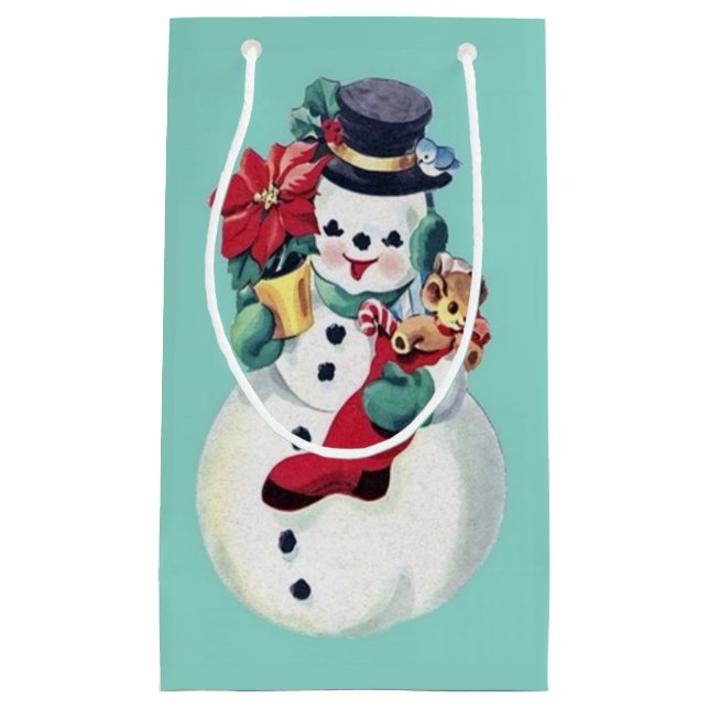 VINTAGE RETRO CHRISTMAS SNÖGUBBE (Framsidan)