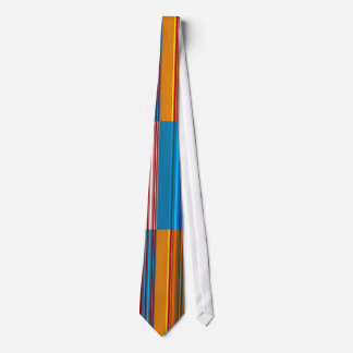 Vintage Retro Colorful Rand Mönster Tie Slips