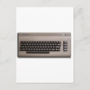 Vintage Retro Computer Tangentbord ? Vykort