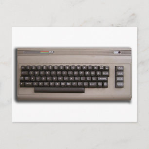 Vintage Retro Computer Tangentbord ? Vykort