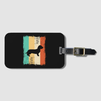 Vintage Retro Dachshund Wireh Bagagebricka