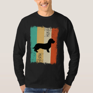 Vintage Retro Dachshund Wirehaired T Shirt