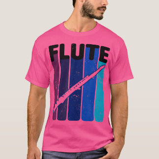 Vintage Retro Design Flute T Shirt