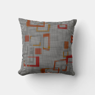 Vintage Retro Dots Disco Mönster Pillow Kudde