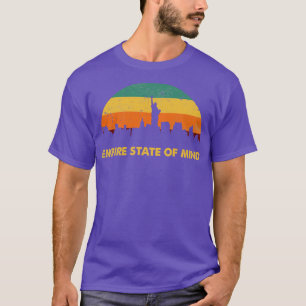 Vintage Retro Empire state of Mind New York City T Shirt