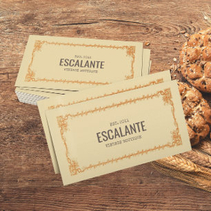 Vintage Retro Ephemera Ram Visitkort