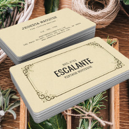 Vintage Retro Ephemera Ram Visitkort