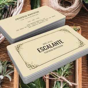 Vintage Retro Ephemera Ram Visitkort
