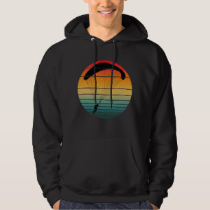Vintage Retro Fallskärm Hoodie