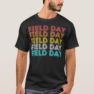 Vintage Retro Fält Day  T Shirt