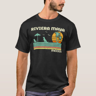 Vintage Retro Family Vacation Mexico Riviera Maya T Shirt