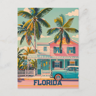 vintage retro florida vykort