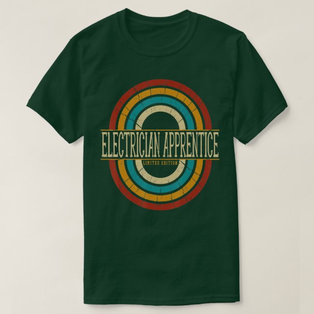 Vintage Retro för elläkare T Shirt (Design framsida)