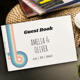 Vintage Retro Gamla Stil 70-talet Bröllop gäst Bok