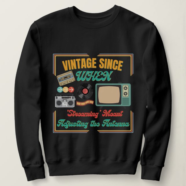 Vintage Retro Gift T-shirt - Retro Birthday Gift (Design framsida)