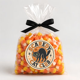 Vintage Retro Glad Halloween Svart Katt Runt Klistermärke