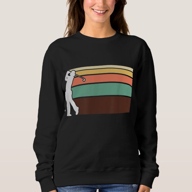 Vintage Retro Golf T Shirt (Framsida)