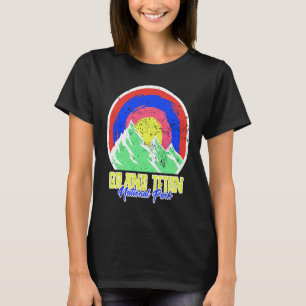 Vintage Retro Grand Teton National Park Vacation T Shirt