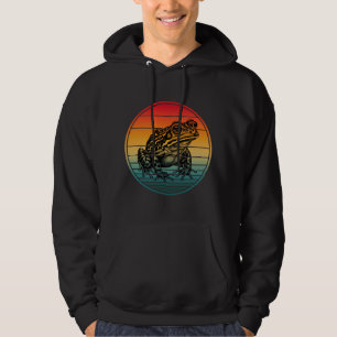 Vintage Retro Groda Amfibie Hoodie