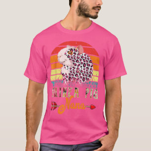 Vintage Retro Guinea Gris Nana Flowers Leopard Gui T Shirt