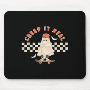 Vintage Retro Halloween Creep det riktiga Ghost Bo Musmatta