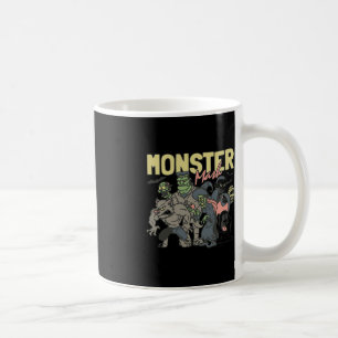 Vintage Retro Halloween Monster Mash Boo Ghost Wit Kaffemugg